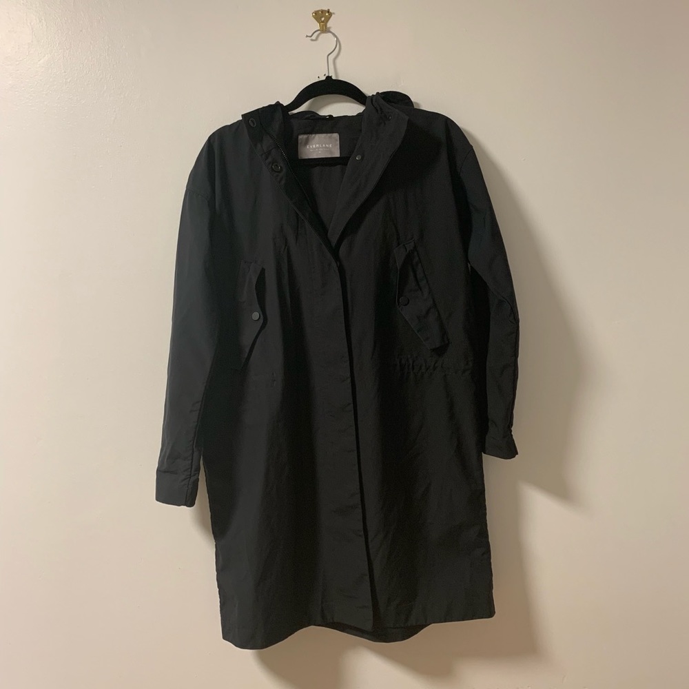 Everlane City Anorak in Black, XS